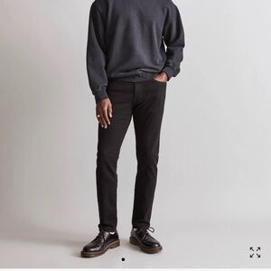 Madewell Black Athletic Slim Jeans